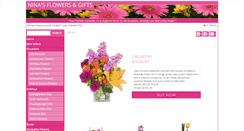 Desktop Screenshot of ninasflowersandgifts.biz